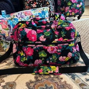 COPY - Vera Bradley Weekender Bag Havana Floral Luggage Sleeve new no tag